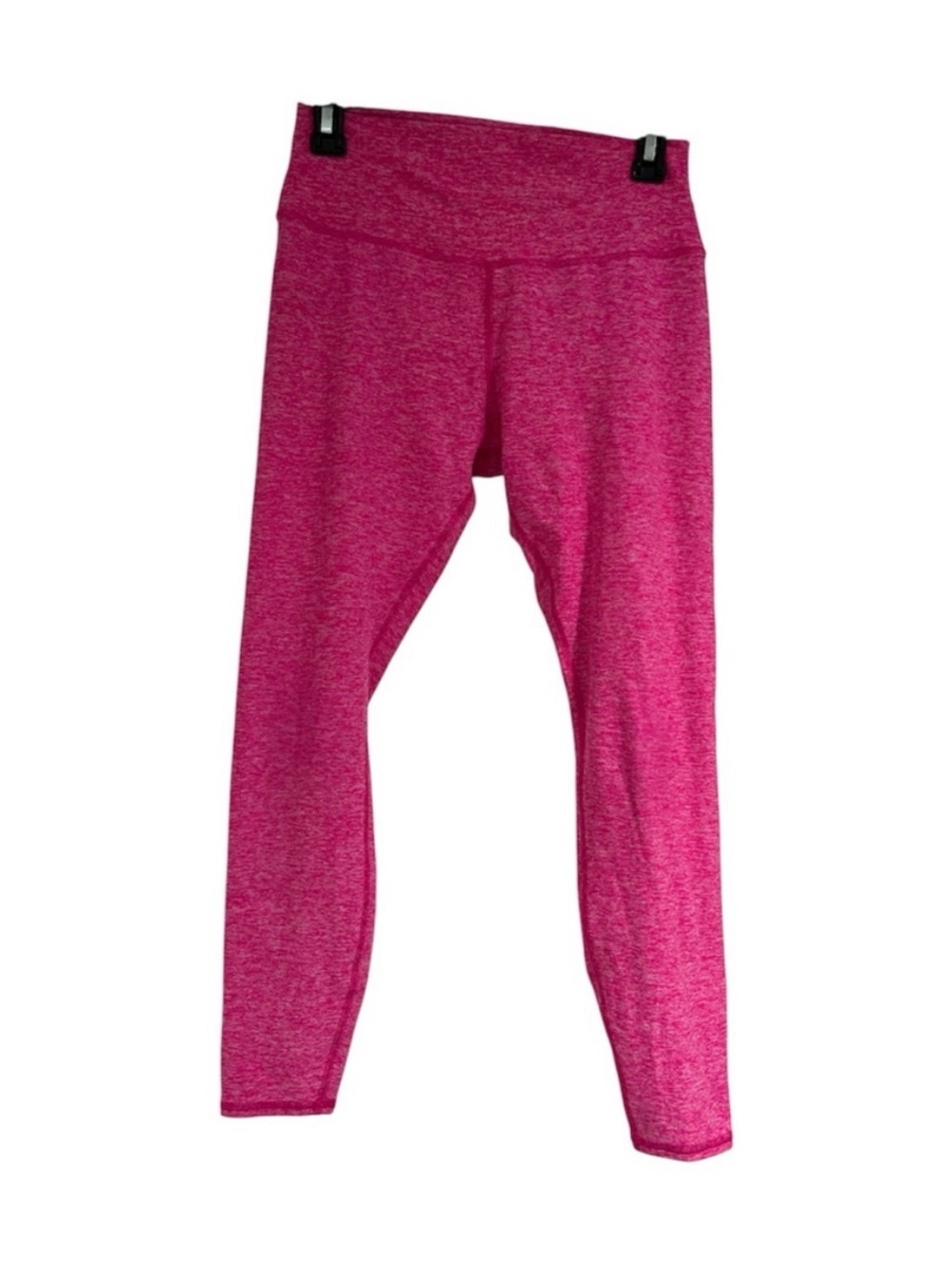 ALO Yoga High-Rise Heathered Hot Pink Leggings - Picture 4 of 4